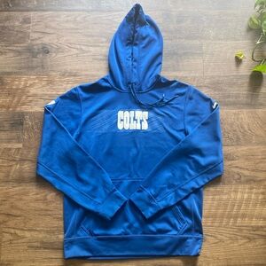 Colts, Nike blue hoodie, size small